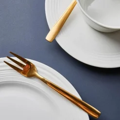 RAW kakegaffel 6 stk gull