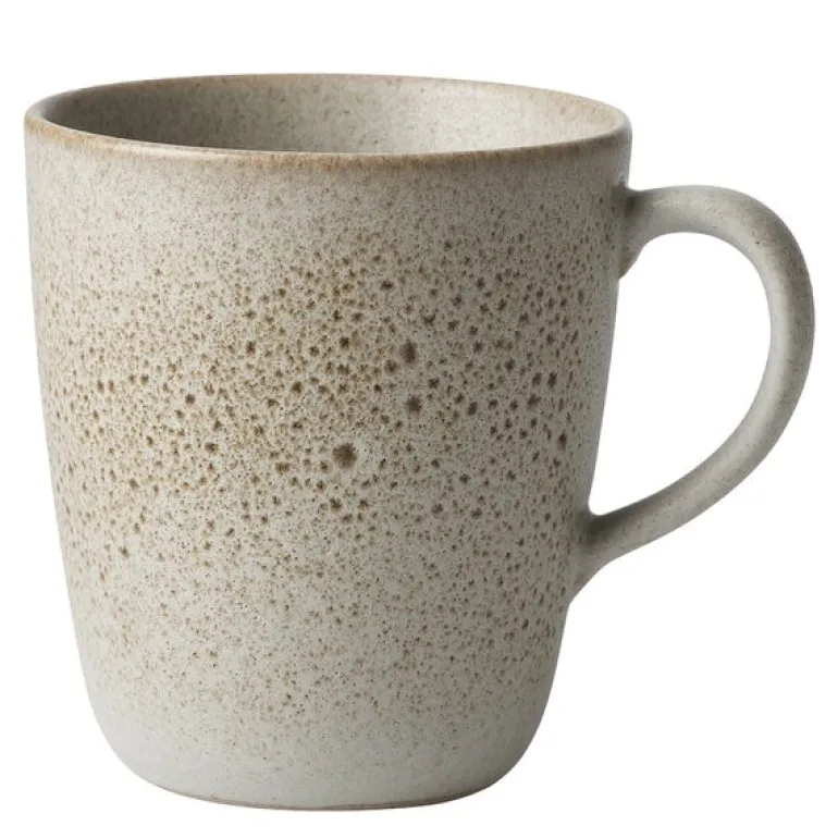 RAW krus med hank 35 cl sandy beige