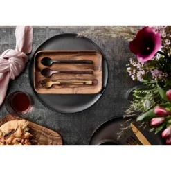 RAW latteskje 4 stk svart