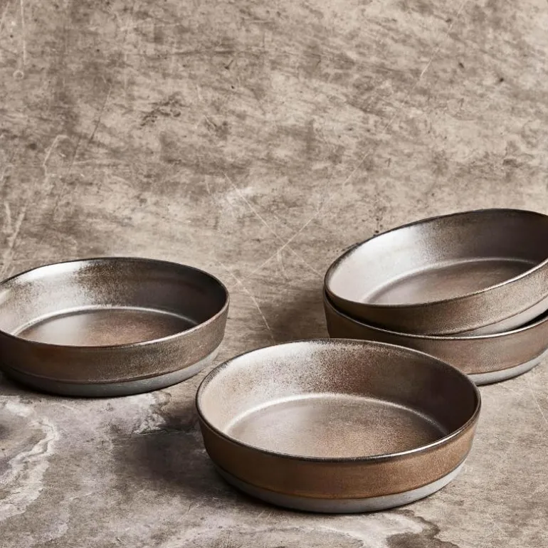 RAW Metallic Brown suppetallerken 19,4 cm