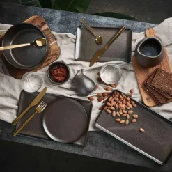 RAW Metallic Brown tallerken 31,5x20 cm