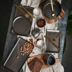 RAW Metallic Brown tallerken 23,5x15 cm