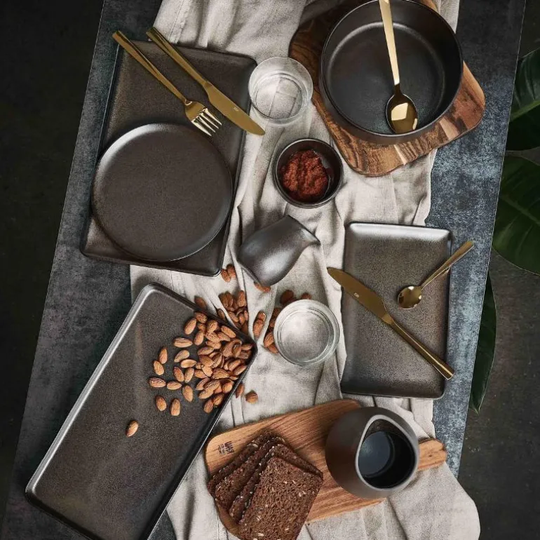 RAW Metallic Brown tallerken 23,5x15 cm