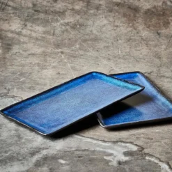 RAW Midnight Blue tallerken 23x15 cm