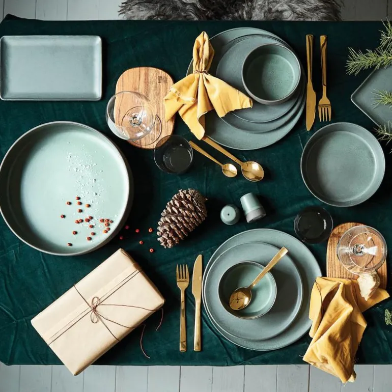 RAW Northern Green tallerken 31x20 cm