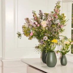 RAW Northern Green vase 5x16 cm