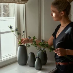 RAW Northern Green vase 8x18,5 cm