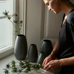 RAW Northern Green vase 3x13,5 cm