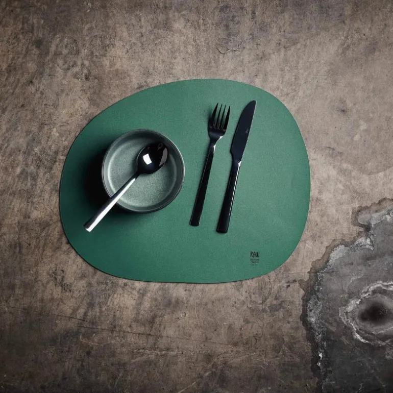 RAW Organic dekkebrikke 41x31 cm dark green