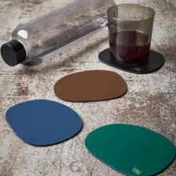 RAW Organic glassbrikke 6 stk dark blue