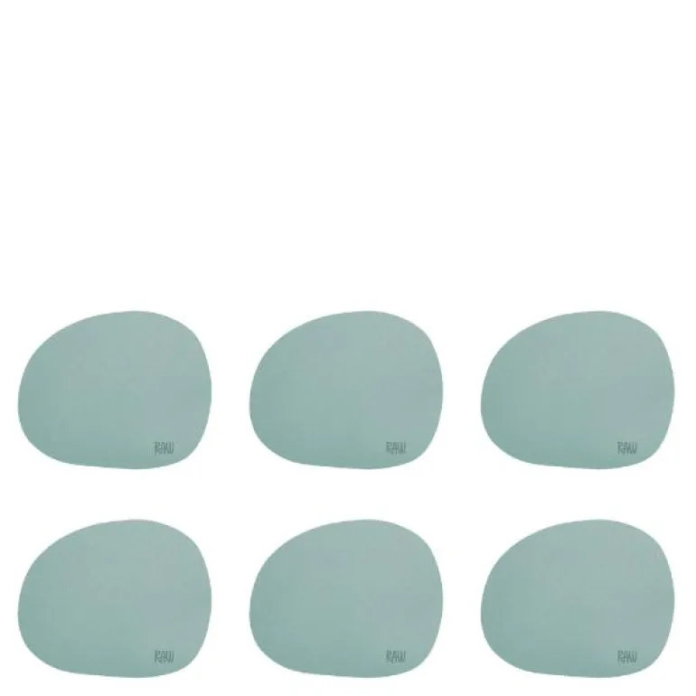 RAW Organic glassbrikke 12x10 cm 6 stk green