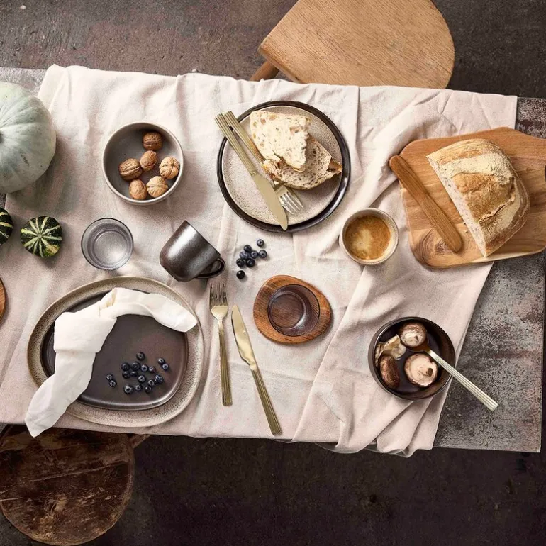 RAW Organic tallerken 25x29 cm sandy beige