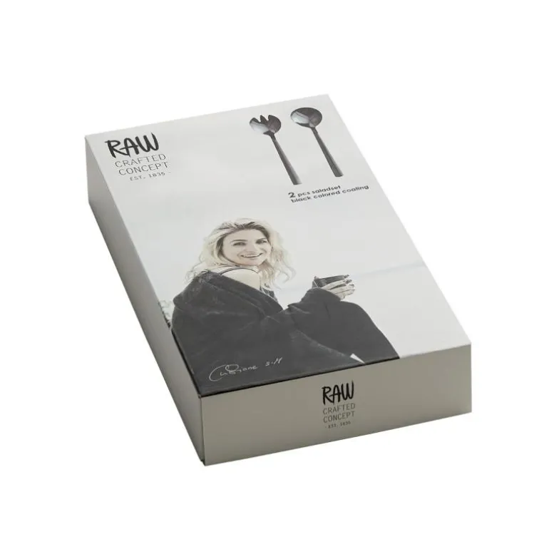 RAW salatsett 2 stk svart