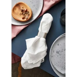 RAW serviettring 4 stk stål