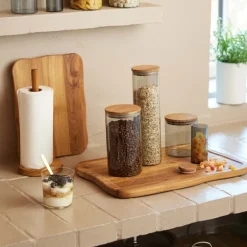 RAW Teak kjøkkenrullholder 30,6 cm