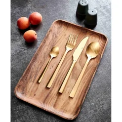 RAW Teak tallerken 31,7x20,2 cm