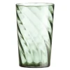 RAW Unique optic highball glass 45 cl green