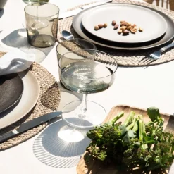 RAW Unique swirl champagneglass 25 cl smoke