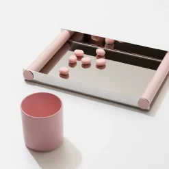 Ray brett Disco 20,5x30 cm polert stål/creole pink