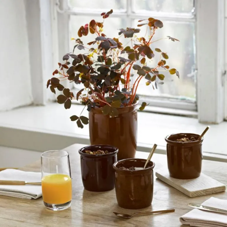 Redskapskrukke 1L brun