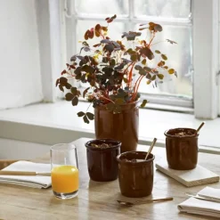 Redskapskrukke 0,5L brun