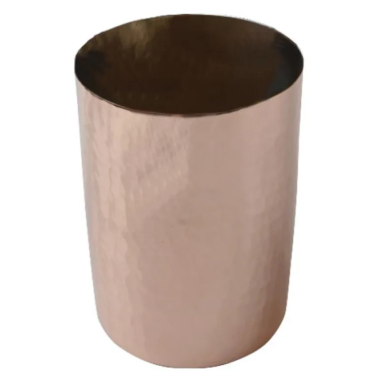 Redskapskrukke 12x16 cm hamret kobber