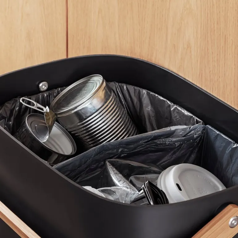 Reflect avfallsbøtte 33L svart