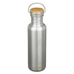Reflect flaske 80 cl med bambuslokk børstet stål