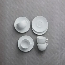 Relief kaffekopp m/underkopp 20 cl 4 stk