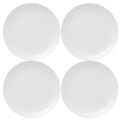 Relief middagstallerken 27 cm 4 stk