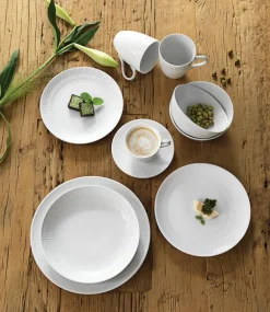 Relief middagstallerken 27 cm 4 stk