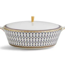 Renaissance Gold serveringsskål m/lokk 1,5L