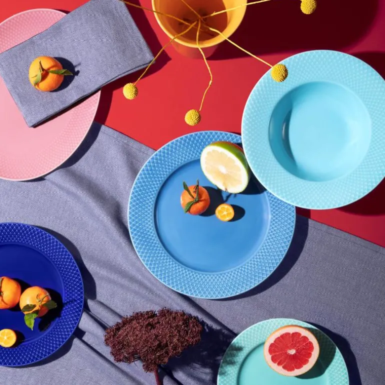 Rhombe Color dyp tallerken 24,5 cm turkis