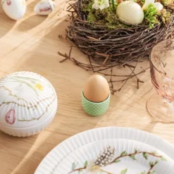 Rhombe Color eggeglass 5 cm grønn