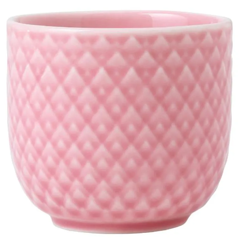 Rhombe Color eggeglass 5 cm rosa