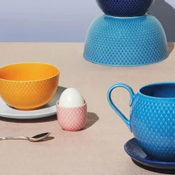 Rhombe Color eggeglass 5 cm rosa