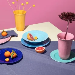 Rhombe Color serveringsfat ovalt 28,5x21,5 cm rosa