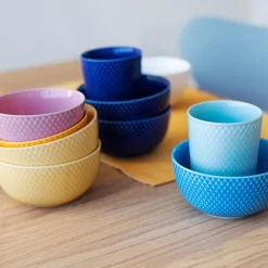 Rhombe Color skål 11 cm gul