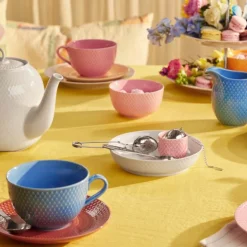 Rhombe Color skål 11 cm rosa