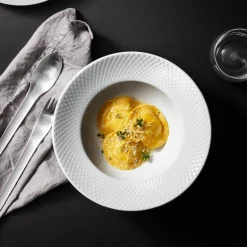 Rhombe dyp tallerken 24,5 cm hvit