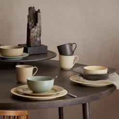 Rhombe Earth tallerken 27 cm marble