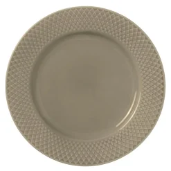 Rhombe Earth tallerken 23 cm clay