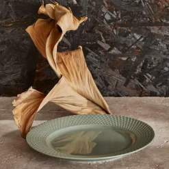 Rhombe Earth tallerken 21 cm moss