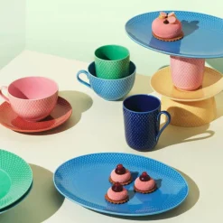 Rhombe kopp 33 cl mørk blå