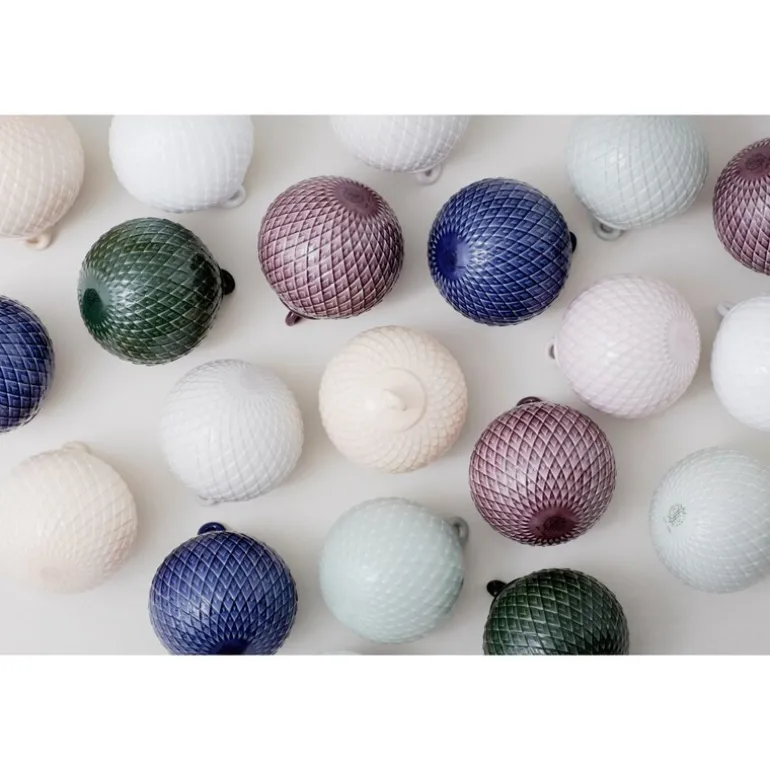 Rhombe kule ø7 cm mørke grå