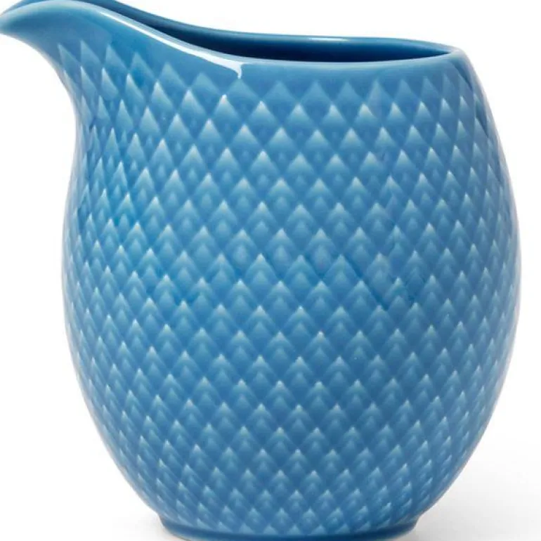 Rhombe melkekanne 39 cl blå