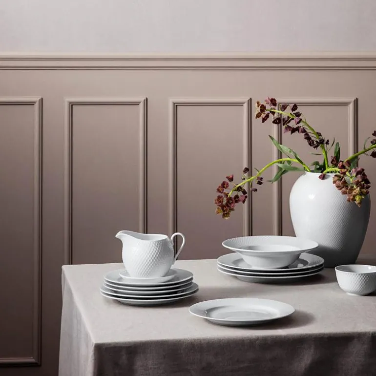 Rhombe sausekanne 67 cl hvit