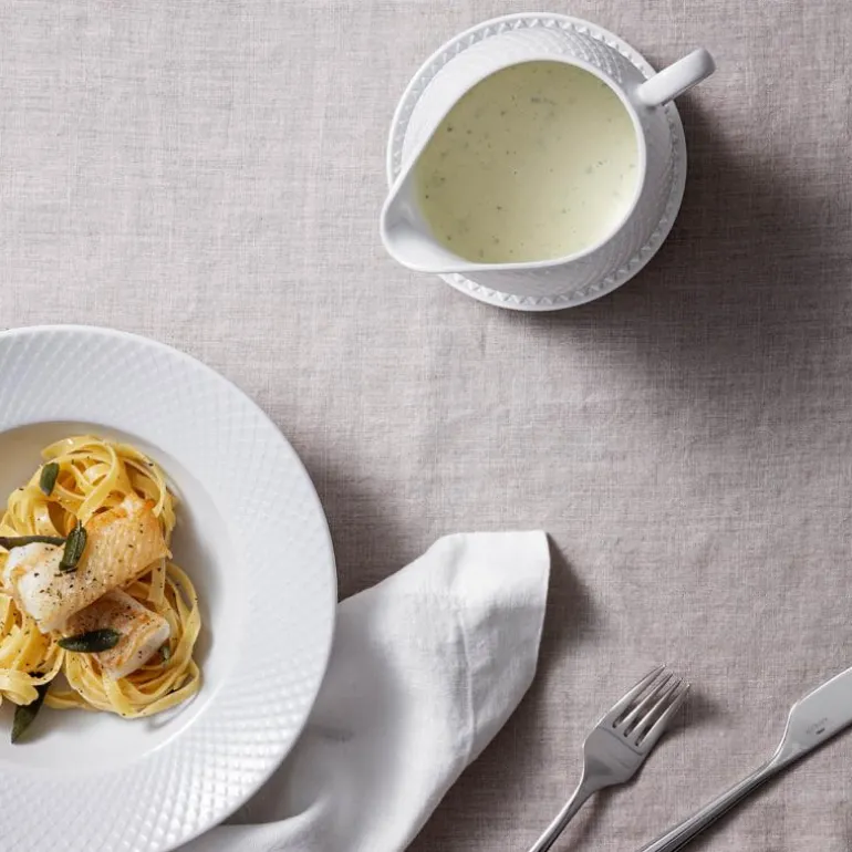 Rhombe sausekanne 67 cl hvit