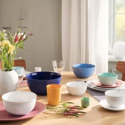 Rhombe skål 50 cl hvit