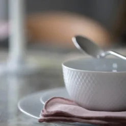 Rhombe skål 50 cl hvit